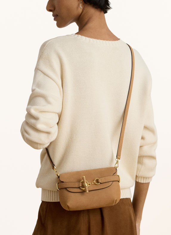LAUREN RALPH LAUREN Schoudertas BLAKE SMALL CAMEL / GOUD
