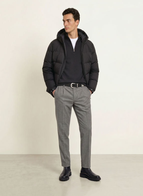 TOMMY HILFIGER Troyer SCHWARZ