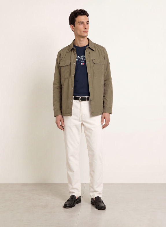 TOMMY HILFIGER T-shirt DARK BLUE / DARK RED / WHITE