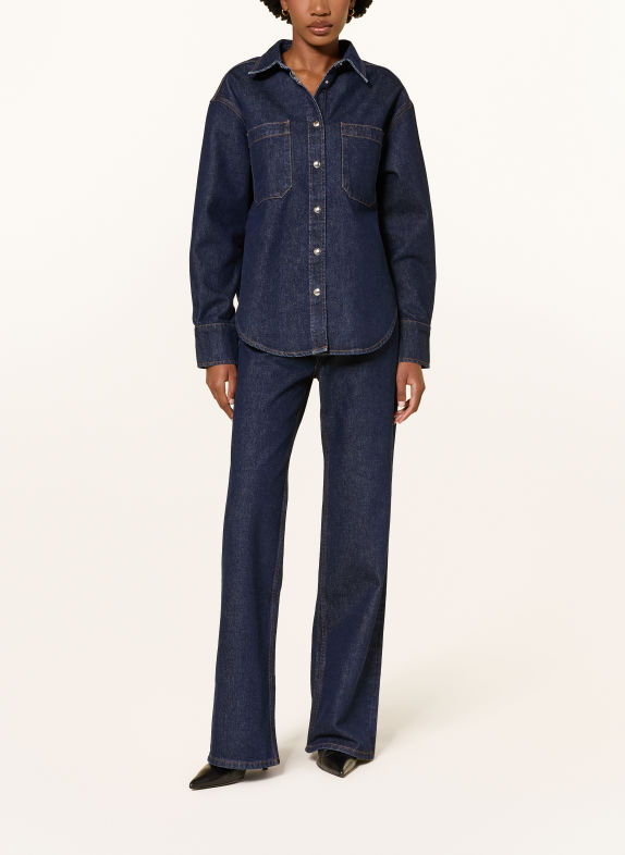 ANINE BING Denimblouse SAMY DONKERBLAUW