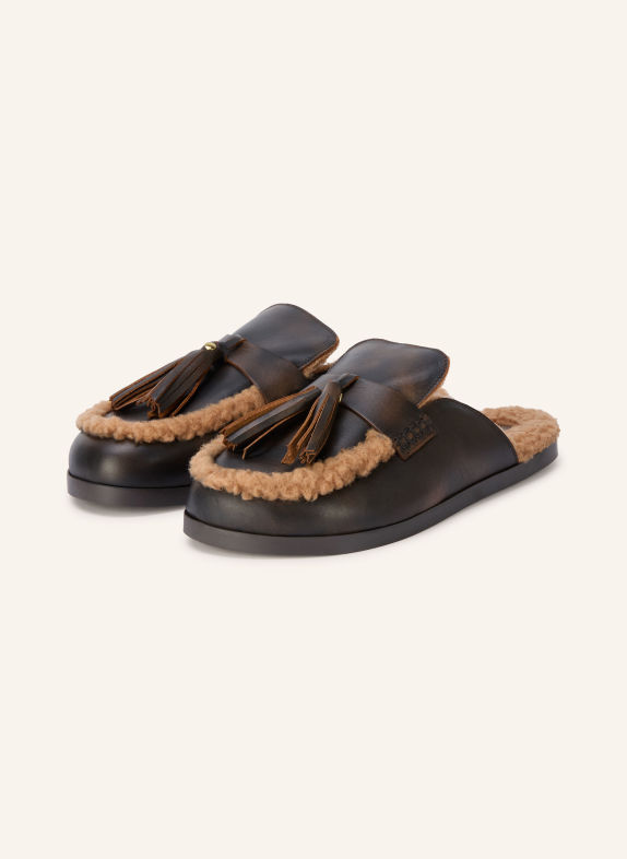 Posa Mules RANCH DUNKELBRAUN / HELLBRAUN