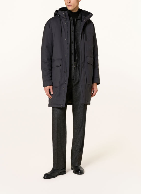 TIGER OF SWEDEN Parka cu puf BRIGHTON GRI ÎNCHIS