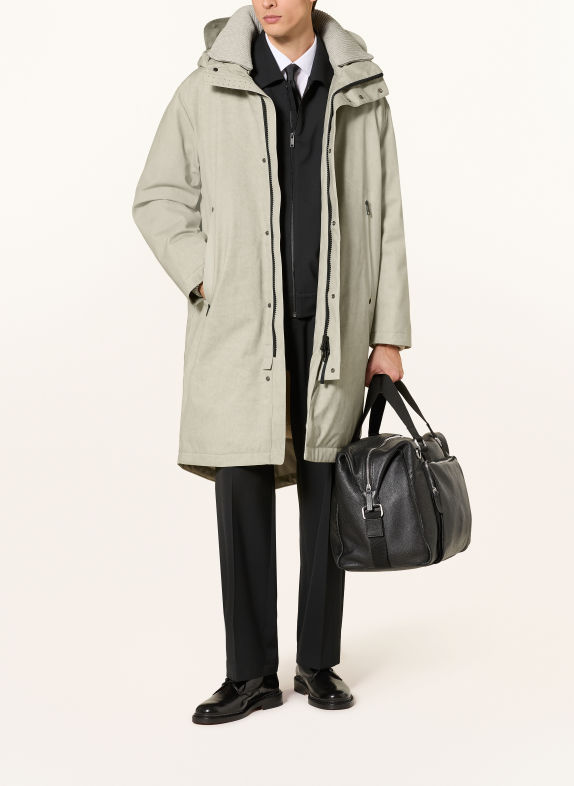 STRELLSON Parka met afneembare capuchon LICHTGRIJS
