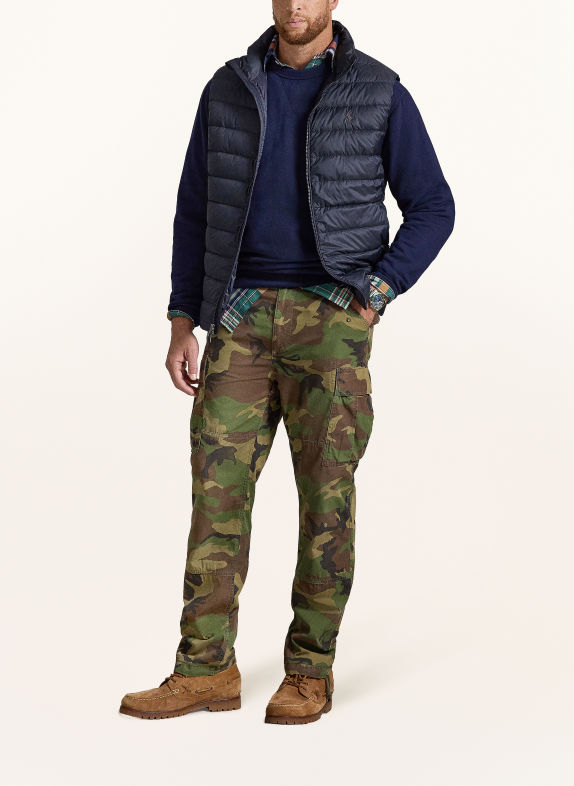 POLO RALPH LAUREN Big & Tall Donzen bodywarmer DONKERBLAUW