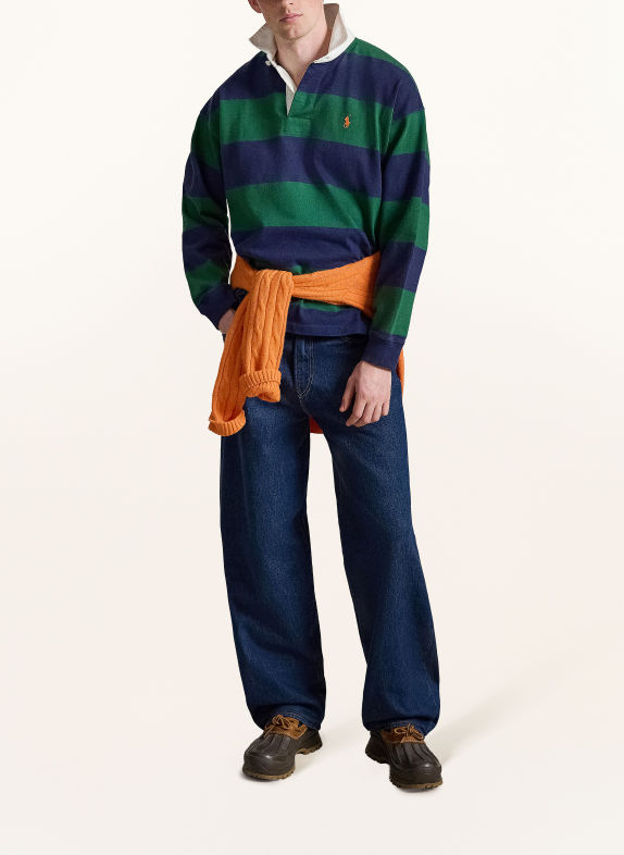 POLO RALPH LAUREN Polo de rugby VERT / BLEU