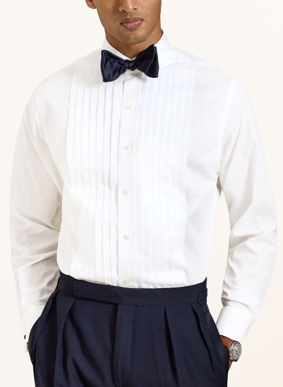 POLO RALPH LAUREN Chemise de smoking coupe classique avec poignets rabattus BLANC