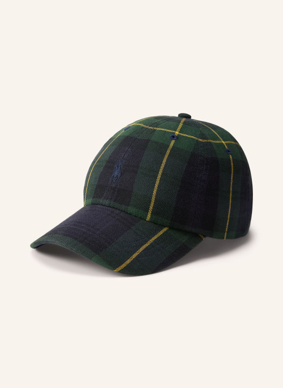 POLO RALPH LAUREN Cap DARK BLUE / YELLOW / DARK GREEN