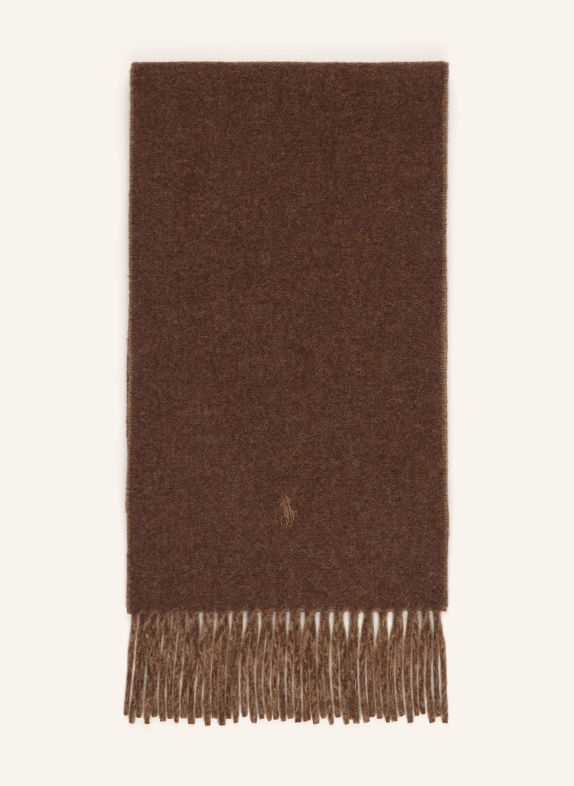 POLO RALPH LAUREN Schal DUNKELBRAUN