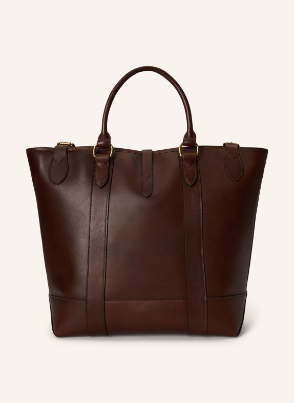 POLO RALPH LAUREN Shoppers MARRON FONCÉ / GOUD