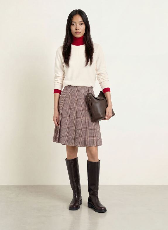 TOMMY HILFIGER Sweter ECRU