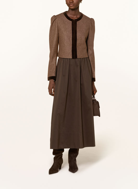 Heimatglück Tracht Traditional jacket ELISABETH LIGHT BROWN / DARK BROWN