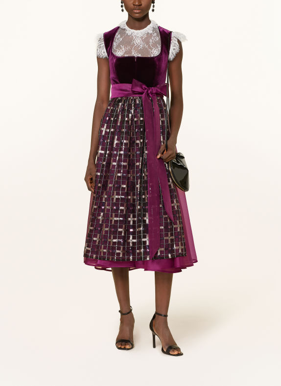 TALBOT RUNHOF Dirndl with velvet and sequins 870 Lila