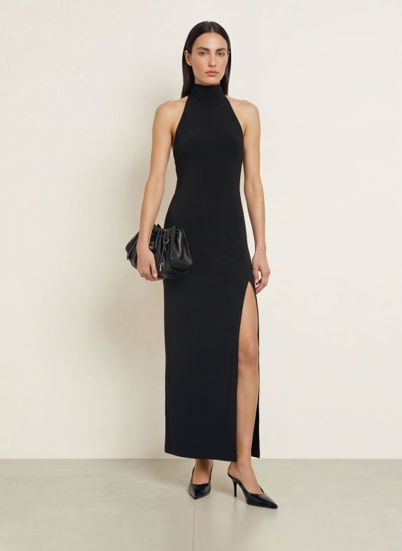 NORMA KAMALI Jersey dress BLACK