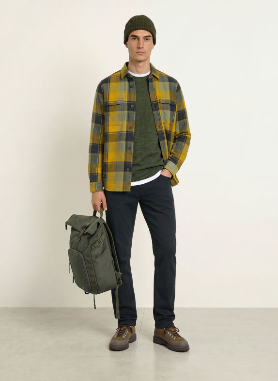 camel active Pantaloni chino cu croială relaxată GRI ÎNCHIS