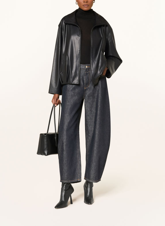 LAMARQUE Jacke DENITA in Lederoptik SCHWARZ