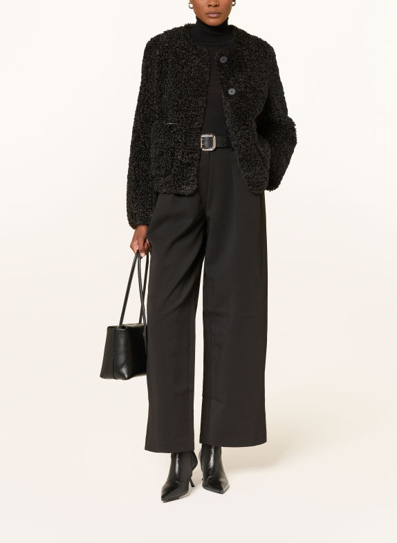 LAMARQUE Kunstfell-Jacke EMILIA SCHWARZ