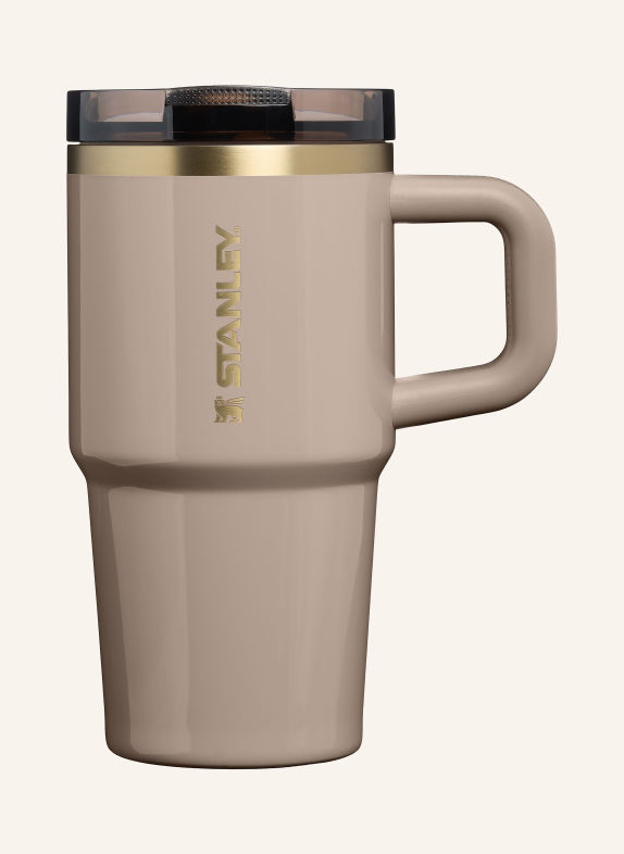 STANLEY Thermobeker THE QUENCHER FLIPSTRAW PROTOUR TAUPE / GOUD / BRUIN