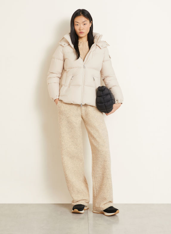 MONCLER Doudoune FOURMINES à capuche amovible BEIGE
