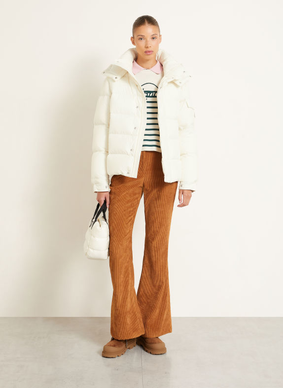 MONCLER Daunenjacke MAYA 70 mit abnehmbarer Kapuze ECRU
