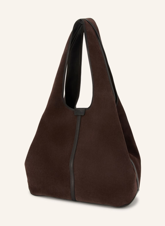 soeur  Sac épaule DOUCE MARRON FONCÉ / OR