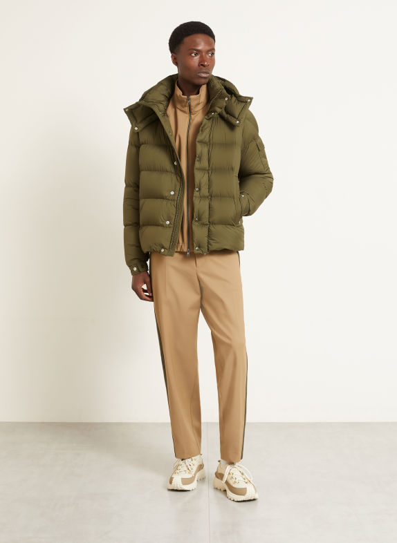 MONCLER Kurtka puchowa MAYA OLIWKOWY