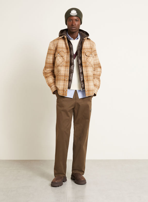 MONCLER Hose Regular FIt KHAKI