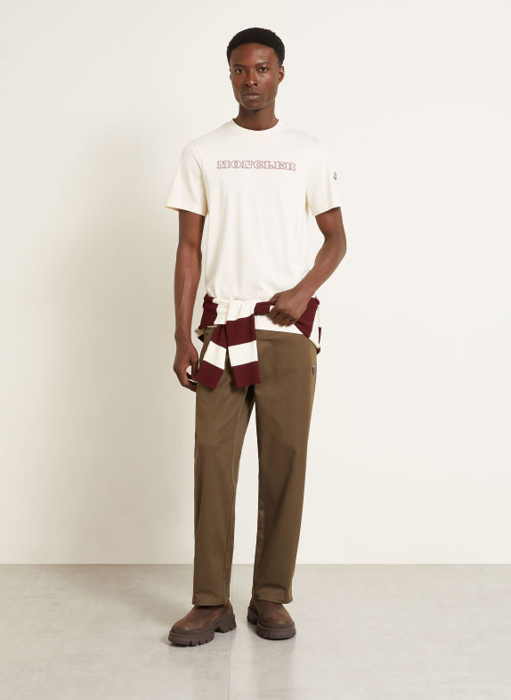 MONCLER T-Shirt ECRU