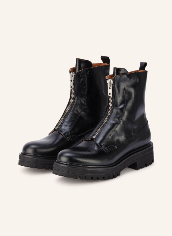 JONAK Boots AMOUREUSE ČERNÁ / STŘÍBRNÁ
