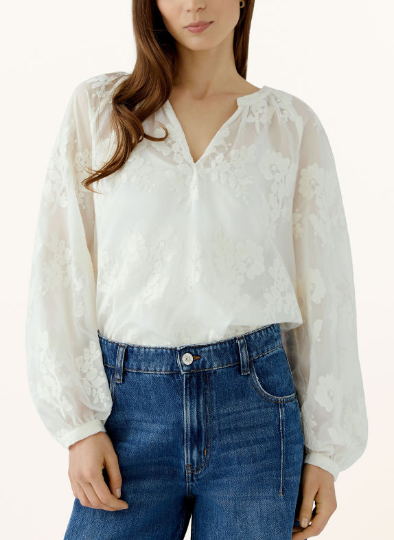 oui Shirt blouse CREAM