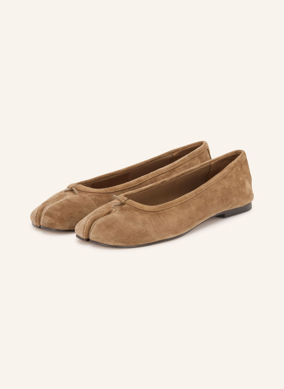 STEVE MADDEN Baleriny CIPHER SZAROBRĄZOWY