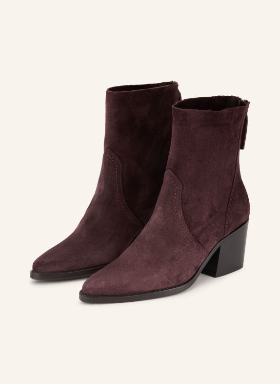 paul green Stiefeletten DUNKELLILA