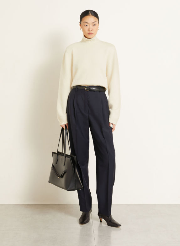 RÓHE Pullover mit Cashmere ECRU