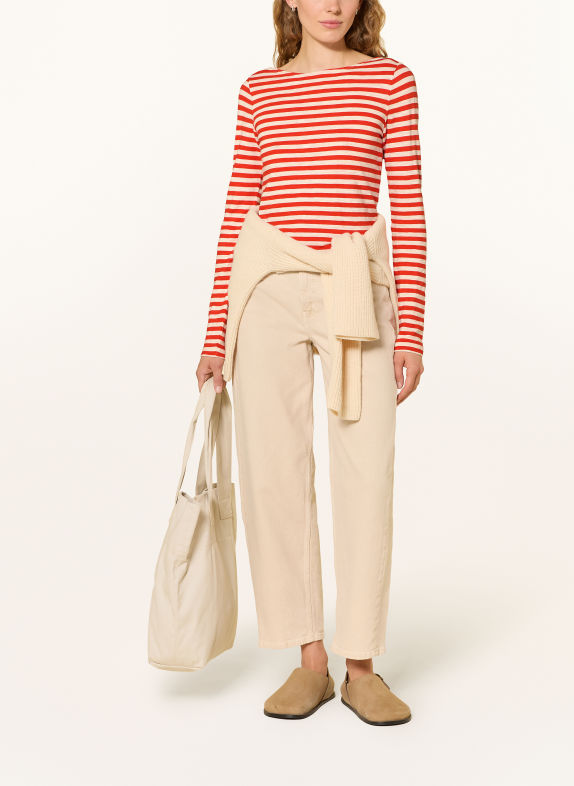 Marc O'Polo Longsleeve DUNKELORANGE / CREME