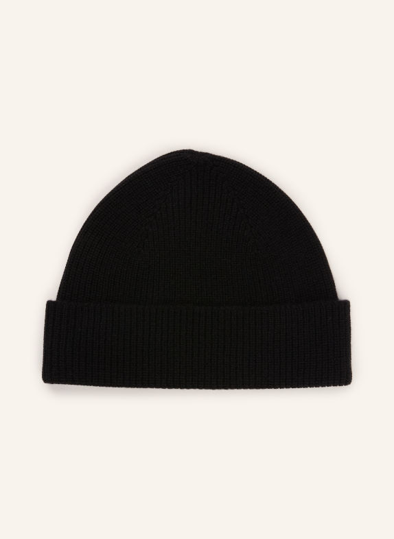 ZEGNA Cashmere-Mütze SCHWARZ