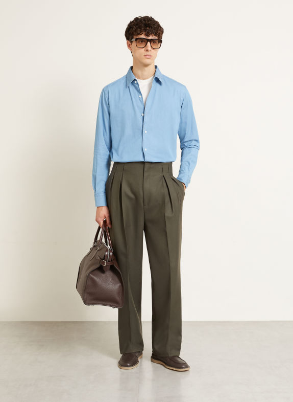 ZEGNA Chemise Comfort Fit BLEU CLAIR