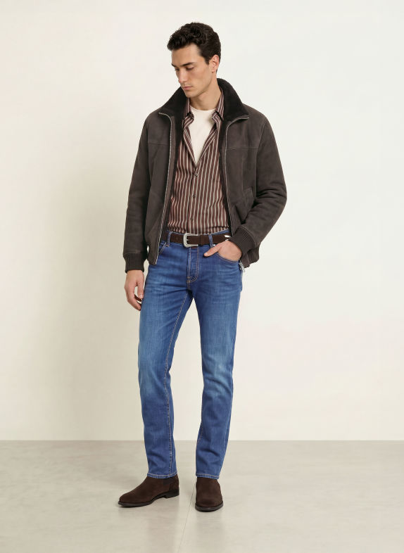 JACOB COHEN BARD Slim Fit Jeans 200D Mid Blue
