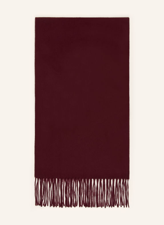 STROKESMAN'S Écharpe ROUGE FONCÉ