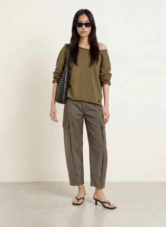 ELIAS RUMELIS Sweatshirt WINIFRI OLIVE