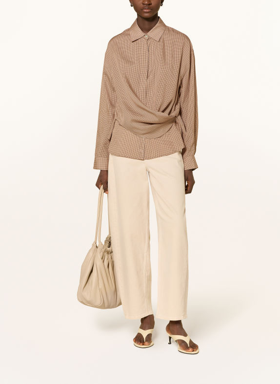 ELIAS RUMELIS Overhemdblouse NOVALEE BEIGE / CRÈME / ZWART