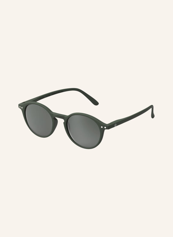 IZIPIZI Okulary przeciwsłoneczne #D KHAKI/ SZARY
