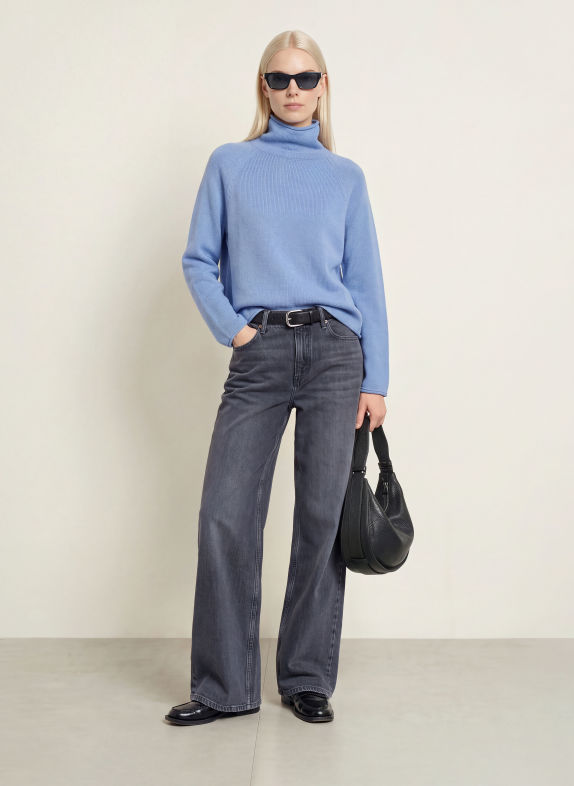 Marc O'Polo Turtleneck sweater LIGHT BLUE