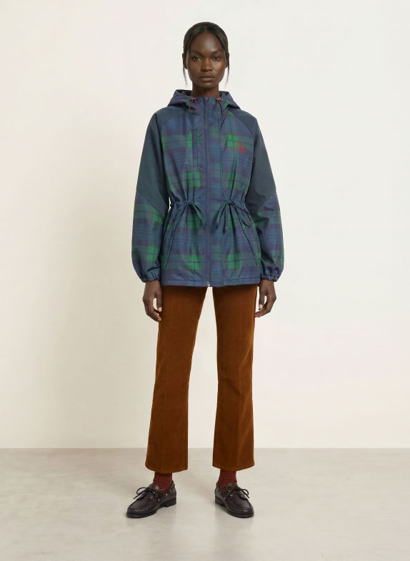 DAMSON MADDER. Jacke LIU DUNKELBLAU / GRÜN