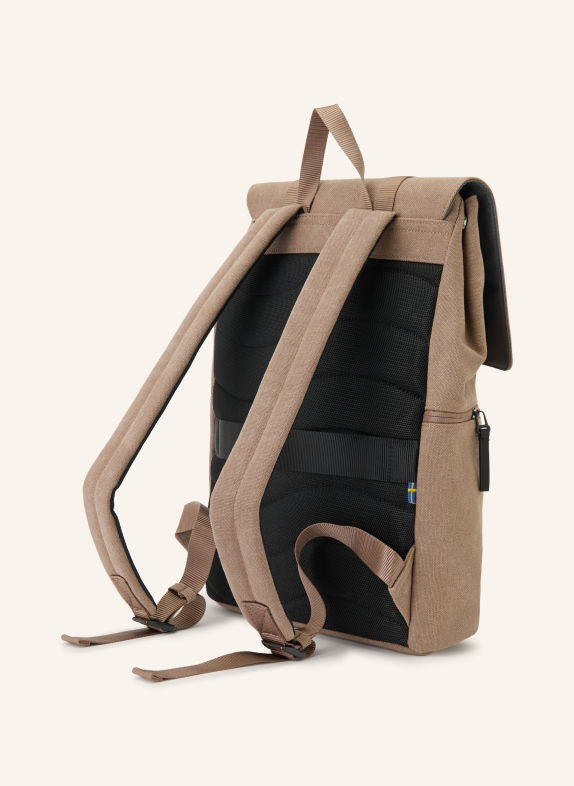 GASTON LUGA SPLÄSH 2.0 14-liter Backpack with laptop compartment BROWN / BLACK