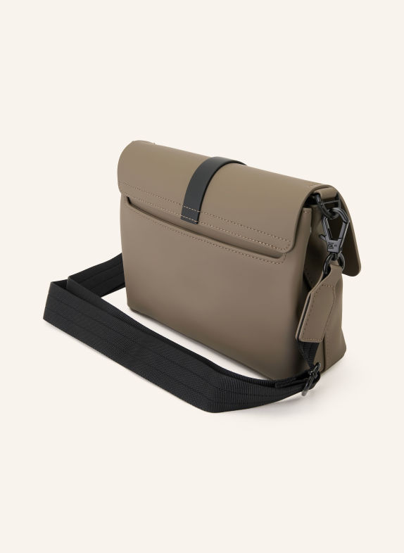 GASTON LUGA Crossbody bag SPLÄSH TAUPE / BLACK