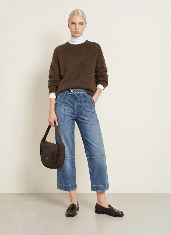 Herrlicher Cropped jeans SOUL 789 naval