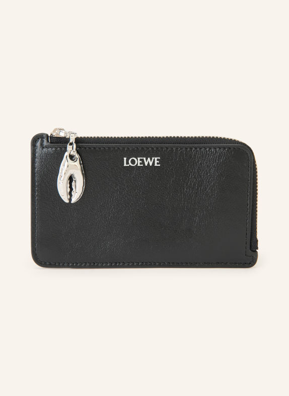 LOEWE Kartenetui CLAW SCHWARZ / SILBER