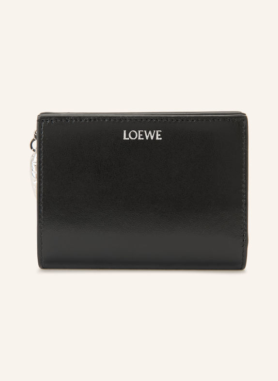 LOEWE Geldbörse CLAW SCHWARZ / SILBER