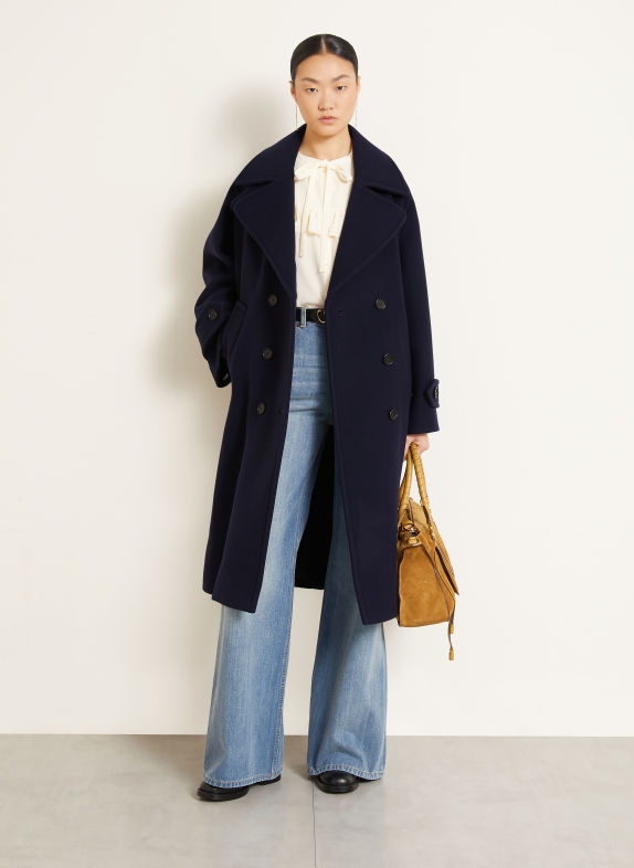 Chloé Cabanmantel DUNKELBLAU