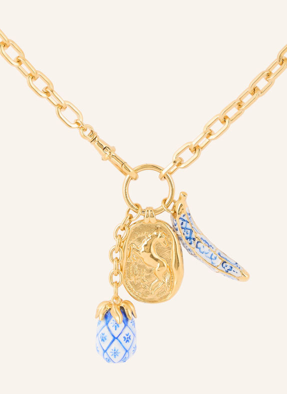 Chloé Halskette BLOOMCRAFT GOLD / BLAU / WEISS