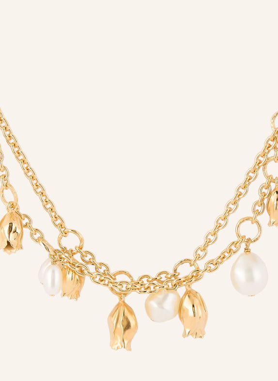 Chloé Halskette TULIP GOLD / CREME